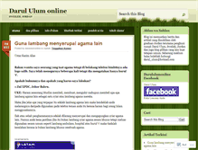 Tablet Screenshot of darululumonline.wordpress.com
