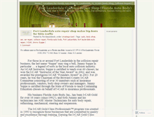 Tablet Screenshot of floridaautobody.wordpress.com