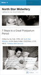 Mobile Screenshot of northstarmidwifery.wordpress.com