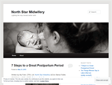 Tablet Screenshot of northstarmidwifery.wordpress.com