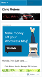 Mobile Screenshot of civicmotorson.wordpress.com