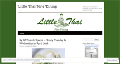 Desktop Screenshot of mylittlethai.wordpress.com