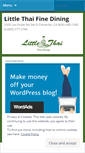 Mobile Screenshot of mylittlethai.wordpress.com