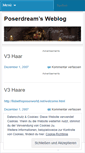 Mobile Screenshot of poserdream.wordpress.com