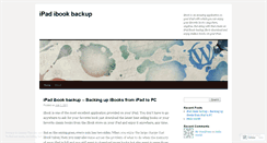 Desktop Screenshot of ipadibookbackup.wordpress.com