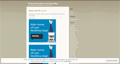Desktop Screenshot of michaelmoynihan.wordpress.com