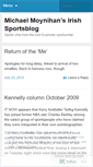 Mobile Screenshot of michaelmoynihan.wordpress.com