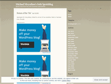 Tablet Screenshot of michaelmoynihan.wordpress.com
