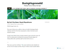 Tablet Screenshot of bushgirlsgonewild.wordpress.com