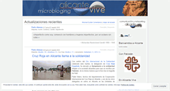 Desktop Screenshot of elblogdealicantevive.wordpress.com