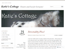 Tablet Screenshot of katiescottage.wordpress.com