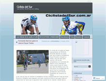 Tablet Screenshot of ciclistadelsur.wordpress.com