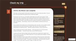 Desktop Screenshot of checkmytrip.wordpress.com