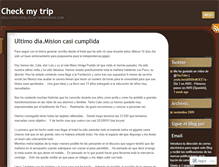 Tablet Screenshot of checkmytrip.wordpress.com