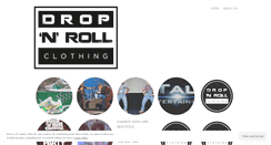 Desktop Screenshot of dropnrollclothing.wordpress.com