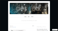 Desktop Screenshot of desweb1.wordpress.com