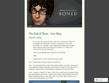 Tablet Screenshot of bonemosten.wordpress.com