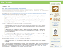 Tablet Screenshot of kiwipolemicist.wordpress.com