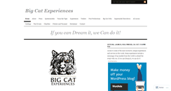 Desktop Screenshot of bigcatexperiences.wordpress.com