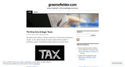 Desktop Screenshot of graemefielder.wordpress.com