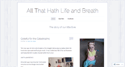 Desktop Screenshot of allthathathlife.wordpress.com