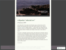 Tablet Screenshot of littoralzone.wordpress.com