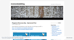 Desktop Screenshot of momondealzblog.wordpress.com
