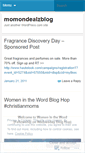 Mobile Screenshot of momondealzblog.wordpress.com