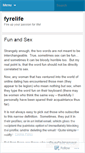 Mobile Screenshot of fyrelife.wordpress.com