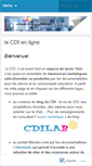 Mobile Screenshot of cdilab.wordpress.com