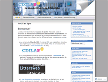 Tablet Screenshot of cdilab.wordpress.com