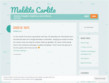 Tablet Screenshot of malditacarlita.wordpress.com