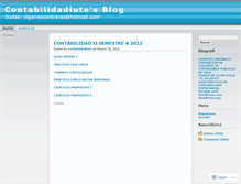 Tablet Screenshot of contabilidadiute.wordpress.com
