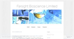 Desktop Screenshot of farsightbioscience.wordpress.com