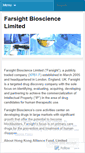 Mobile Screenshot of farsightbioscience.wordpress.com