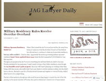 Tablet Screenshot of jaglawyer.wordpress.com