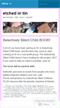 Mobile Screenshot of etchedintin.wordpress.com