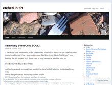 Tablet Screenshot of etchedintin.wordpress.com