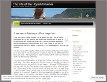 Tablet Screenshot of hopefulrunner.wordpress.com