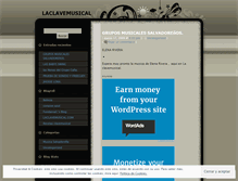 Tablet Screenshot of laclavemusical.wordpress.com
