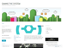 Tablet Screenshot of gamingthesystems.wordpress.com