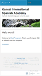 Mobile Screenshot of kisacademy.wordpress.com
