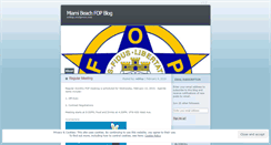 Desktop Screenshot of mbfop.wordpress.com