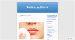 Desktop Screenshot of consejosbelleza.wordpress.com