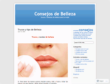 Tablet Screenshot of consejosbelleza.wordpress.com