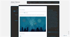 Desktop Screenshot of alistairpeterson.wordpress.com