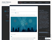 Tablet Screenshot of alistairpeterson.wordpress.com