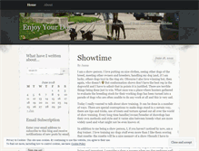 Tablet Screenshot of enjoyyourdog.wordpress.com
