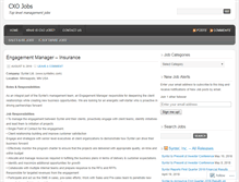 Tablet Screenshot of cxojobs.wordpress.com