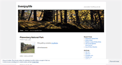 Desktop Screenshot of livenjoylife.wordpress.com
